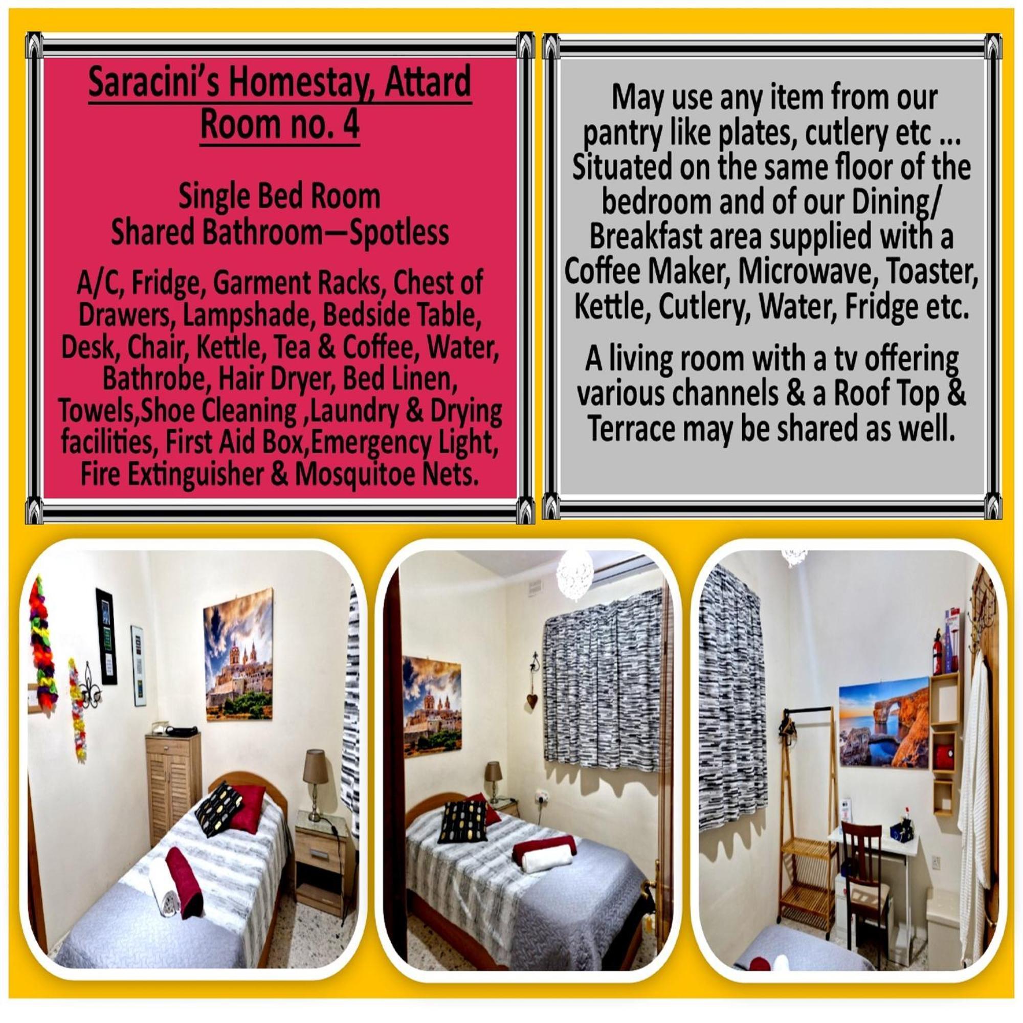 Saracini'S Homestay Attard Extérieur photo