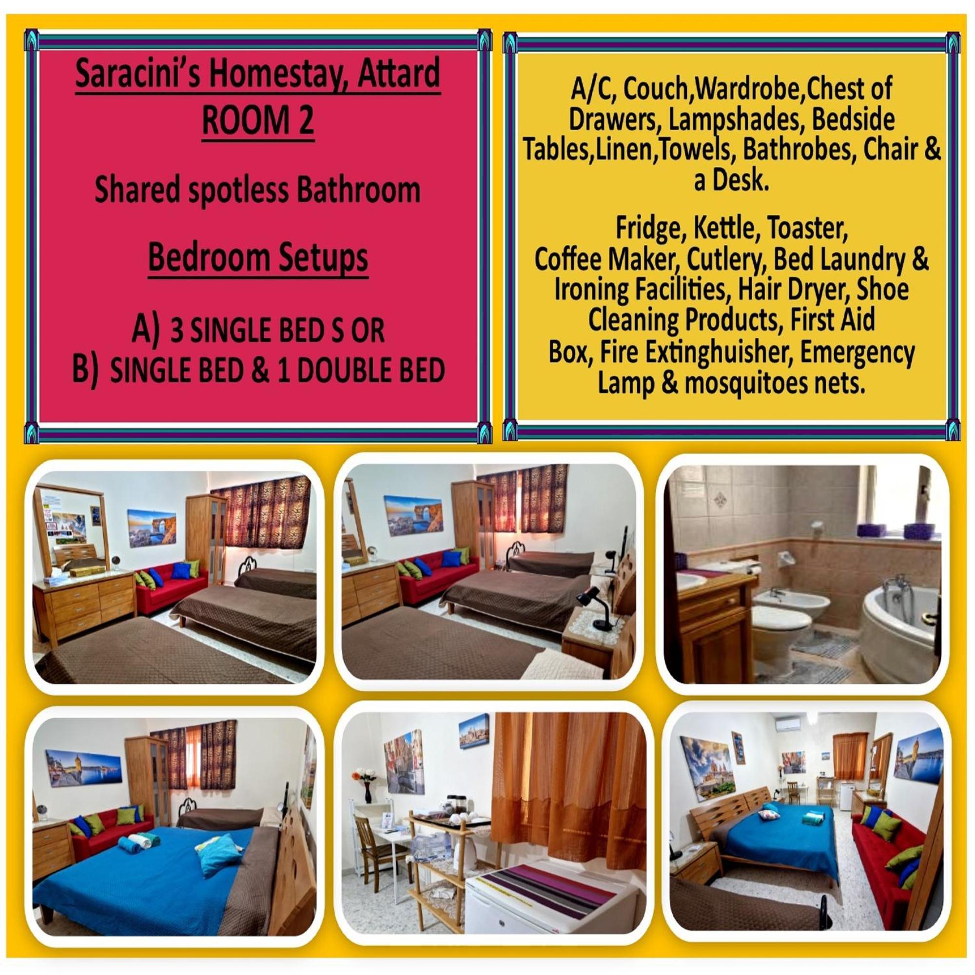 Saracini'S Homestay Attard Extérieur photo
